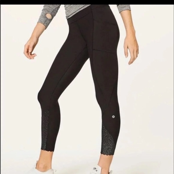 Lululemon Tight Stuff Leggings Black - Picture 2 of 6